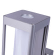 12W Modern LED Outdoor Wall Sconce Light, Silver Finish, Dimmable, ETL Listed - Wet Location Load image into Gallery viewer, 12W Modern LED Outdoor Wall Sconce Light, Silver Finish, Dimmable, ETL Listed - Wet Location