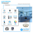 2-Ring, Modern LED Chandelier, 78W, 120V, 3000K, 3985LM, Dimmable Load image into Gallery viewer, 2-Ring, Modern LED Chandelier, 78W, 120V, 3000K, 3985LM, Dimmable