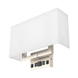 2-Light, Wall Sconce for Bedroom with 2 Switch, 2 USB, 2 Type C & 1 Outlet, White Fabric / Acrylic Shade, Wall Mounted Lamps for Hotel, Corridor and Restaurant Load image into Gallery viewer, 2-Light, Wall Sconce for Bedroom with 2 Switch, 2 USB, 2 Type C & 1 Outlet, White Fabric / Acrylic Shade, Wall Mounted Lamps for Hotel, Corridor and Restaurant