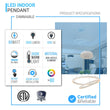 2-Ring, Circular LED Chandelier, 60W, 3000K, 2800LM, Dimmable, 5 Years Warranty Load image into Gallery viewer, 2-Ring, Circular LED Chandelier, 60W, 3000K, 2800LM, Dimmable, 5 Years Warranty