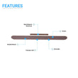 LED Wall Sconce with Brushed brown Body Finish, 26W, 3000K, 1300LM, Dimmable, Aluminum Body Material Load image into Gallery viewer, LED Wall Sconce with Brushed brown Body Finish, 26W, 3000K, 1300LM, Dimmable, Aluminum Body Material