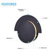 LED Wall Sconce Light For Living Room Lighting, 10W 3000K (Warm White) 483LM 120V Dimmable, Round Load image into Gallery viewer, LED Wall Sconce Light For Living Room Lighting, 10W 3000K (Warm White) 483LM 120V Dimmable, Round