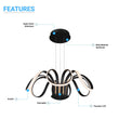 6-Light 30" Wide Modern/Contemporary Cage LED Chandelier Ceiling Light, 70W, 3000K, 3500LM, Adjustable Height Load image into Gallery viewer, 6-Light 30" Wide Modern/Contemporary Cage LED Chandelier Ceiling Light, 70W, 3000K, 3500LM, Adjustable Height