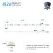 LED Strip Lights, IP20, 16.4ft, Dimmable, 12V, SMD 2216, 120 leds/Meter, 378 Lumens/ft, UL, RoHS Listed, LED Lights for Bedroom, Kitchen, Home Decoration Load image into Gallery viewer, LED Strip Lights, IP20, 16.4ft, Dimmable, 12V, SMD 2216, 120 leds/Meter, 378 Lumens/ft, UL, RoHS Listed, LED Lights for Bedroom, Kitchen, Home Decoration
