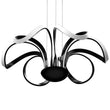 6-Light 30" Wide Modern/Contemporary Cage LED Chandelier Ceiling Light, 70W, 3000K, 3500LM, Adjustable Height Load image into Gallery viewer, 6-Light 30" Wide Modern/Contemporary Cage LED Chandelier Ceiling Light, 70W, 3000K, 3500LM, Adjustable Height