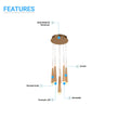 6-Light Chandelier, Brushed Gold Finish, 42W, 3000K, 2100LM, Dimmable, Chandelier Dining Light Living Room Lighting Kitchen Island Load image into Gallery viewer, 6-Light Chandelier, Brushed Gold Finish, 42W, 3000K, 2100LM, Dimmable, Chandelier Dining Light Living Room Lighting Kitchen Island