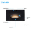 LED Step Lights 3W 3000K (Warm White), 120 LM, 120V, Rectangle, ETL Listed, Dimmable, Wet Location, Indoor Outdoor Stair Lights Load image into Gallery viewer, LED Step Lights 3W 3000K (Warm White), 120 LM, 120V, Rectangle, ETL Listed, Dimmable, Wet Location, Indoor Outdoor Stair Lights