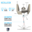 5 in. and 6 in. Recessed LED Downlight, 15W, 1100LM, Baffle-trim, Dimmable, Energy Star & ETL, Easy Retrofit Installation, LED Can Lights Load image into Gallery viewer, 5 in. and 6 in. Recessed LED Downlight, 15W, 1100LM, Baffle-trim, Dimmable, Energy Star & ETL, Easy Retrofit Installation, LED Can Lights