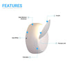 LED Wall Sconce Light, 7W, 3000K (Warm White), Dimmable, Modern Indoor Wall Mount Sconces Load image into Gallery viewer, LED Wall Sconce Light, 7W, 3000K (Warm White), Dimmable, Modern Indoor Wall Mount Sconces