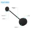 1-Light, LED Wall Sconce Light 3W, 3000K, 150LM, Integrated LED Light Combination, 120V Dimmable, Black Matte Body Finish Load image into Gallery viewer, 1-Light, LED Wall Sconce Light 3W, 3000K, 150LM, Integrated LED Light Combination, 120V Dimmable, Black Matte Body Finish
