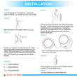 Unique Circular LED Wall Sconce, 11W, 3000K, Diameter 9.9 inch, Modern Round Lamp Load image into Gallery viewer, Unique Circular LED Wall Sconce, 11W, 3000K, Diameter 9.9 inch, Modern Round Lamp