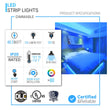 LED Strip Lights, IP20, 16.4ft, Dimmable, 12V, SMD 2216, 120 leds/Meter, 378 Lumens/ft, UL, RoHS Listed, LED Lights for Bedroom, Kitchen, Home Decoration Load image into Gallery viewer, LED Strip Lights, IP20, 16.4ft, Dimmable, 12V, SMD 2216, 120 leds/Meter, 378 Lumens/ft, UL, RoHS Listed, LED Lights for Bedroom, Kitchen, Home Decoration