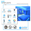 Outdoor Waterproof RGBW LED Strip Lights, IP65 16.4ft, 12V, SMD 5050, 60 leds/Meter, UL, RoHS Listed, LED Lights for Bedroom, Kitchen, Home Decoration Load image into Gallery viewer, Outdoor Waterproof RGBW LED Strip Lights, IP65 16.4ft, 12V, SMD 5050, 60 leds/Meter, UL, RoHS Listed, LED Lights for Bedroom, Kitchen, Home Decoration