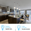 8W Cylinder Shape LED Pendant Light, Brushed Nickel Finish, 4000K (Cool White), 500 Lumens, ETL Listed Load image into Gallery viewer, 8W Cylinder Shape LED Pendant Light, Brushed Nickel Finish, 4000K (Cool White), 500 Lumens, ETL Listed