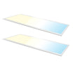 1-ft x 4-ft LED Panel Light 20/30/40 Watt Adjustable, 4000K/5000K/6500K CCT Changeable, Dip Switch, 0-10V Dim, 120-277V, ETL, DLC 5.1, Recessed Back-lit Fixture Load image into Gallery viewer, 1-ft x 4-ft LED Panel Light 20/30/40 Watt Adjustable, 4000K/5000K/6500K CCT Changeable, Dip Switch, 0-10V Dim, 120-277V, ETL, DLC 5.1, Recessed Back-lit Fixture