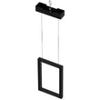 Dimmable LED Rectangle Pendant Chandelier Ceiling Light Fixture, 18W, 3000K, 900LM, For Living Room Dining Room Office Room Load image into Gallery viewer, Dimmable LED Rectangle Pendant Chandelier Ceiling Light Fixture, 18W, 3000K, 900LM, For Living Room Dining Room Office Room