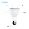 LED PAR20 Light Bulb 8 Watt 525 Lumens - 5000K - High CRI 90+E26 Base Load image into Gallery viewer, LED PAR20 Light Bulb 8 Watt 525 Lumens - 5000K - High CRI 90+E26 Base
