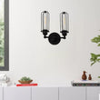 Birdcage Shape Bathroom Light Fixtures, Matte Black Finish, 1-Light/2-Light, E26 Base, UL Listed, For Dry Locations, Wall Mount, Bathroom Vanity Lighting Load image into Gallery viewer, Birdcage Shape Bathroom Light Fixtures, Matte Black Finish, 1-Light/2-Light, E26 Base, UL Listed, For Dry Locations, Wall Mount, Bathroom Vanity Lighting