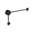 2-Lights, LED Wall Sconce Light 6W/Head, 3000K, 300LM/Head, Integrated LED Light Combination, 120V Dimmable, Matte Black Body Finish Load image into Gallery viewer, 2-Lights, LED Wall Sconce Light 6W/Head, 3000K, 300LM/Head, Integrated LED Light Combination, 120V Dimmable, Matte Black Body Finish