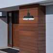 12W Textured Black Gooseneck LED Outdoor Wall Light with Nickel Cage, 3000K (Warm White), Dimmable, 1000 Lumens, ETL Listed Load image into Gallery viewer, 12W Textured Black Gooseneck LED Outdoor Wall Light with Nickel Cage, 3000K (Warm White), Dimmable, 1000 Lumens, ETL Listed