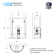 1-Light, Decorative ARC Wall Sconce Fixture, Brushed Nickel Finish with White glass shade, Dim: 9" W x 12"H x 5"E, Hallway Light Fixtures Load image into Gallery viewer, 1-Light, Decorative ARC Wall Sconce Fixture, Brushed Nickel Finish with White glass shade, Dim: 9" W x 12"H x 5"E, Hallway Light Fixtures
