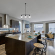3-Lights Bell Shape Kitchen Island Pendant Lighting, Clear Glass Shade, E26 Base, UL Listed Load image into Gallery viewer, 3-Lights Bell Shape Kitchen Island Pendant Lighting, Clear Glass Shade, E26 Base, UL Listed