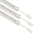 Under Cabinet LED Lighting Kit, Direct Plug-In, 12 Inch, Linkable LED Light Bar, 3-Piece Kit, 3x3.6Watt 330 LM,White - Under Counter Lights for Kitchen,Desk,Wardrobe,Closets ,Cupboard Load image into Gallery viewer, Under Cabinet LED Lighting Kit, Direct Plug-In, 12 Inch, Linkable LED Light Bar, 3-Piece Kit, 3x3.6Watt 330 LM,White - Under Counter Lights for Kitchen,Desk,Wardrobe,Closets ,Cupboard