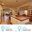 LED PMMA flat Island Pendant Light, 25W, 3000K, 1250LM, Dimmable, Kitchen or Dinning area Lights, Brushed brown Body Finish Load image into Gallery viewer, LED PMMA flat Island Pendant Light, 25W, 3000K, 1250LM, Dimmable, Kitchen or Dinning area Lights, Brushed brown Body Finish