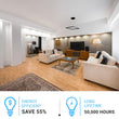 Modern 1-Square Chandelier Lighting, 40W, 3000K,1917LM, Dimmable, Dimension : 19.7'L'×19.7'W'×55''H Load image into Gallery viewer, Modern 1-Square Chandelier Lighting, 40W, 3000K,1917LM, Dimmable, Dimension : 19.7'L'×19.7'W'×55''H