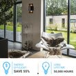 Indoor Wall Sconces, 11W, 3000K (Warm White), CRI: 80+, Dimmable. Living Room Wall Lighting Load image into Gallery viewer, Indoor Wall Sconces, 11W, 3000K (Warm White), CRI: 80+, Dimmable. Living Room Wall Lighting
