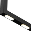 Rectangular Chandelier LED For Office Kitchen Dining Room, 33W, 3000K, 1650LM, LED Pendant Lighting with Matte Black Body Finish, Dimmable, 1-Light Load image into Gallery viewer, Rectangular Chandelier LED For Office Kitchen Dining Room, 33W, 3000K, 1650LM, LED Pendant Lighting with Matte Black Body Finish, Dimmable, 1-Light