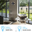 Modern Square LED Wall Sconce, 9W, 3000K, 338LM, CRI: 80+, Dimmable, Dimension: 6.7 x 2.1 x 6.7 Inch Load image into Gallery viewer, Modern Square LED Wall Sconce, 9W, 3000K, 338LM, CRI: 80+, Dimmable, Dimension: 6.7 x 2.1 x 6.7 Inch