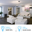 Modern Circular Chandelier, 5-Light, 92W, 3000K (Warm White), 3677 Lumens, Wheel Chandelier, Dimension: 50.1''x31.6''x110'' Load image into Gallery viewer, Modern Circular Chandelier, 5-Light, 92W, 3000K (Warm White), 3677 Lumens, Wheel Chandelier, Dimension: 50.1''x31.6''x110''