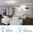 2-Lights, LED Wall Sconce Light 6W/Head, 3000K, 300LM/Head, Integrated LED Light Combination, 120V Dimmable, Matte Black Body Finish Load image into Gallery viewer, 2-Lights, LED Wall Sconce Light 6W/Head, 3000K, 300LM/Head, Integrated LED Light Combination, 120V Dimmable, Matte Black Body Finish
