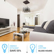 9-Lights, Multi Light Pendant with Smoke grey Body Finish,45W, 3000K, 2250LM, Dimmable, For Kitchen Island Dining Room Living Room Cafe Pub Load image into Gallery viewer, 9-Lights, Multi Light Pendant with Smoke grey Body Finish,45W, 3000K, 2250LM, Dimmable, For Kitchen Island Dining Room Living Room Cafe Pub