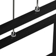 2-Rectangle Lights, 38W, 3000K, 1900LM, LED Kitchen Island Light Pendant For Dining Living Room, Dimmable, Matte black Body Finish Load image into Gallery viewer, 2-Rectangle Lights, 38W, 3000K, 1900LM, LED Kitchen Island Light Pendant For Dining Living Room, Dimmable, Matte black Body Finish