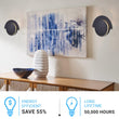 LED Wall Sconce Light For Living Room Lighting, 10W 3000K (Warm White) 483LM 120V Dimmable, Round Load image into Gallery viewer, LED Wall Sconce Light For Living Room Lighting, 10W 3000K (Warm White) 483LM 120V Dimmable, Round