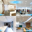 5 in. and 6 in. Recessed LED Downlight, 15W, 1100LM, Baffle-trim, Dimmable, Energy Star & ETL, Easy Retrofit Installation, LED Can Lights Load image into Gallery viewer, 5 in. and 6 in. Recessed LED Downlight, 15W, 1100LM, Baffle-trim, Dimmable, Energy Star & ETL, Easy Retrofit Installation, LED Can Lights