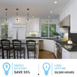 Matte Black Ring, 1-Light LED Unique Design Pendant, 9W, 3000K (Warm White), 520LM, Dimmable, Pendant Mounting Load image into Gallery viewer, Matte Black Ring, 1-Light LED Unique Design Pendant, 9W, 3000K (Warm White), 520LM, Dimmable, Pendant Mounting