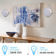 LED Wall Sconce Light For Living Room Lighting, 10W 3000K (Warm White) 483LM 120V Dimmable, Round Load image into Gallery viewer, LED Wall Sconce Light For Living Room Lighting, 10W 3000K (Warm White) 483LM 120V Dimmable, Round