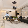 9-Lights, Multi Light Pendant with Smoke grey Body Finish,45W, 3000K, 2250LM, Dimmable, For Kitchen Island Dining Room Living Room Cafe Pub Load image into Gallery viewer, 9-Lights, Multi Light Pendant with Smoke grey Body Finish,45W, 3000K, 2250LM, Dimmable, For Kitchen Island Dining Room Living Room Cafe Pub