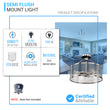 Semi Flush Mount Ceiling Lights, Drum Shape, Steel Cage Matte Black Finish, E26 Base, UL Listed, 3 Years Warranty Load image into Gallery viewer, Semi Flush Mount Ceiling Lights, Drum Shape, Steel Cage Matte Black Finish, E26 Base, UL Listed, 3 Years Warranty