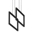 2-Rectangle Lights, 38W, 3000K, 1900LM, LED Kitchen Island Light Pendant For Dining Living Room, Dimmable, Matte black Body Finish Load image into Gallery viewer, 2-Rectangle Lights, 38W, 3000K, 1900LM, LED Kitchen Island Light Pendant For Dining Living Room, Dimmable, Matte black Body Finish
