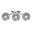 Clear Glass Bathroom Light Fixtures, Wall Mount, 2-Head/3-Head, E26 Base Brushed Nickel Finish, Vanity Lighting Load image into Gallery viewer, Clear Glass Bathroom Light Fixtures, Wall Mount, 2-Head/3-Head, E26 Base Brushed Nickel Finish, Vanity Lighting