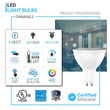 PAR16 LED Light Bulbs - 6.5 Watt GU10 base 3000K - 500 Lumens, Dimmable Load image into Gallery viewer, PAR16 LED Light Bulbs - 6.5 Watt GU10 base 3000K - 500 Lumens, Dimmable