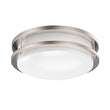 14 inch Dimmable LED Flush Mount Ceiling Lights, Double Ring, 22W, 1600 Lumens, 3000K/4000K/5000K Switchable Ceiling Lights, Brushed Nickel Finish Steel, For Hallway Kitchen Stairwell, ETL Listed Load image into Gallery viewer, 14 inch Dimmable LED Flush Mount Ceiling Lights, Double Ring, 22W, 1600 Lumens, 3000K/4000K/5000K Switchable Ceiling Lights, Brushed Nickel Finish Steel, For Hallway Kitchen Stairwell, ETL Listed