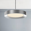 Disk Architectural, LED 5.5 Inch Round Pendant Mount Direct Down Light Fixture, 12W, 3000K, Dimmable Load image into Gallery viewer, Disk Architectural, LED 5.5 Inch Round Pendant Mount Direct Down Light Fixture, 12W, 3000K, Dimmable