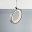 LED Circular Vertical One Ring Pendant Light, 8W, 3000K, 400LM, 120V, Dim: 5.5 x 55 Inch, ETL Listed, Dimmable, Circline Architectural, Hanging Light Fixture Load image into Gallery viewer, LED Circular Vertical One Ring Pendant Light, 8W, 3000K, 400LM, 120V, Dim: 5.5 x 55 Inch, ETL Listed, Dimmable, Circline Architectural, Hanging Light Fixture