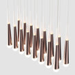 16-Light Chandelier, Industrial Hanging/ Suspension Light Fixture, 112W, 3000K(warm white), 5600LM, Island Pendant Light, Dimmable Load image into Gallery viewer, 16-Light Chandelier, Industrial Hanging/ Suspension Light Fixture, 112W, 3000K(warm white), 5600LM, Island Pendant Light, Dimmable