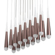 16-Light Chandelier, Industrial Hanging/ Suspension Light Fixture, 112W, 3000K(warm white), 5600LM, Island Pendant Light, Dimmable Load image into Gallery viewer, 16-Light Chandelier, Industrial Hanging/ Suspension Light Fixture, 112W, 3000K(warm white), 5600LM, Island Pendant Light, Dimmable